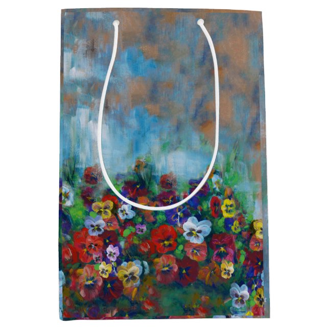 Bolsa De Regalo Mediana Pansy Gift Bag (Anverso)