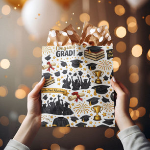 Bolsa De Regalo Mediana Papel de regalo de felicitaciones a graduado
