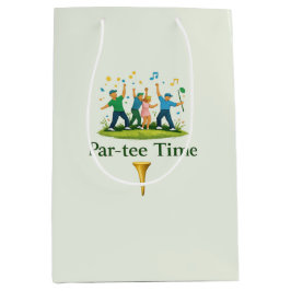 Bolsa De Regalo Mediana Par-tee Time Golf Gift Bag | Fun Sports Gift