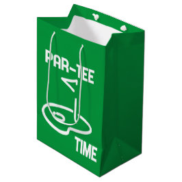Bolsa De Regalo Mediana Par-Tee Time White