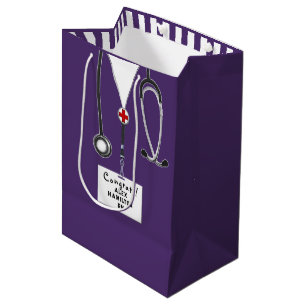 Bolsa de regalo mediana para graduación de enferme