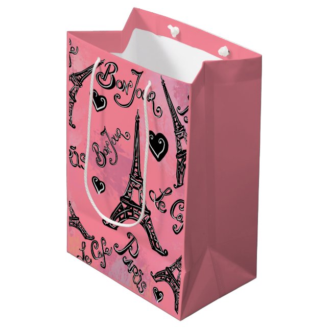 BOLSA DE REGALO MEDIANA PARÍS (Angulo Anverso)