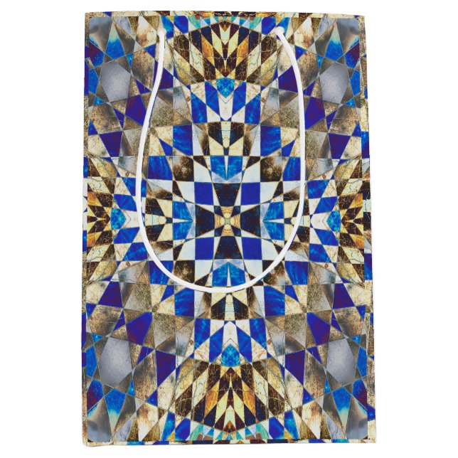 Bolsa De Regalo Mediana Parqué azul (Anverso)