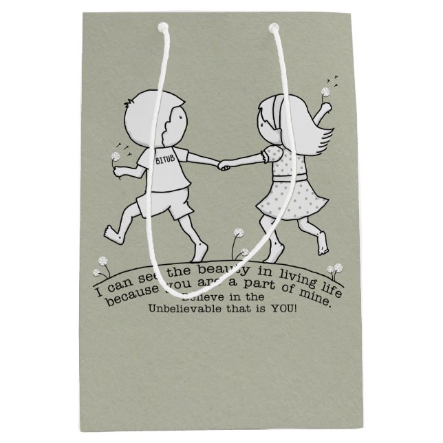 Bolsa De Regalo Mediana Parte de mi vida (Anverso)