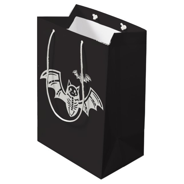 Bolsa De Regalo Mediana Partido Halloween de Black Elagant (Angulo reverso)