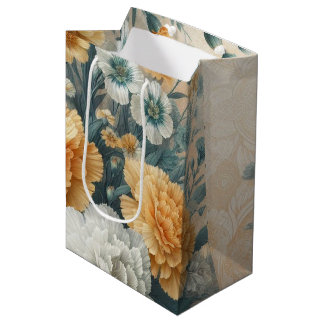Bolsa De Regalo Mediana Pastel Carnations