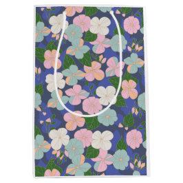 Bolsa De Regalo Mediana Pastel Flower Garden