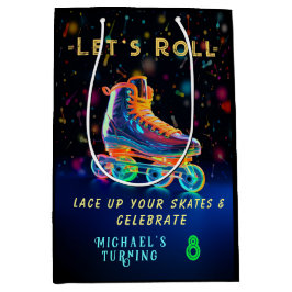 Bolsa De Regalo Mediana Patinaje sobre ruedas, Turno de 8