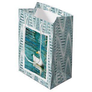 Bolsa De Regalo Mediana Pato blanco de Pekin - foto de la naturaleza en