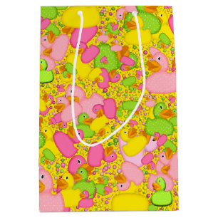 Bolsa De Regalo Mediana Patos-n-puntos-estilo-2-amarillo-GIFT BAG M