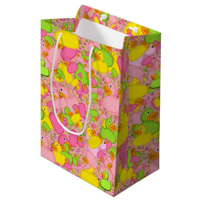 Bolsa De Regalo Mediana Patos-n-puntos-estilo-2-Lt Pink-GIFT BAG M (Angulo Anverso)