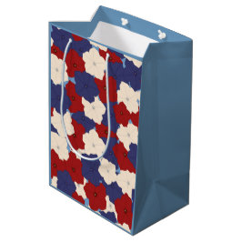 Bolsa De Regalo Mediana Patriotic Petunias Gift Bag