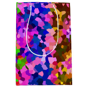 Bolsa De Regalo Mediana Patrón abstracto cristalino irlandés