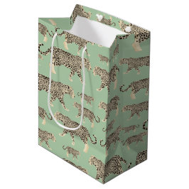 Bolsa De Regalo Mediana Patrón animal Jaguar de la jungla