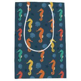 Bolsa De Regalo Mediana Patrón caballito de mar