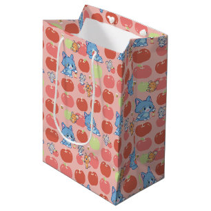 Bolsa De Regalo Mediana Patrón de Apple Anime Tom, Jerry y Tuffy