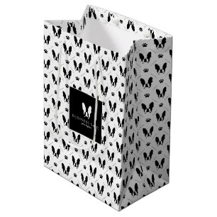 Bolsa De Regalo Mediana patrón de bulldog francés