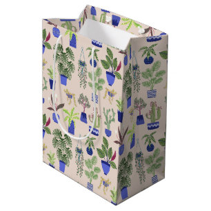 Bolsa De Regalo Mediana Patrón de cactus