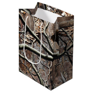 Bolsa De Regalo Mediana Patrón de camuflaje de caza 8