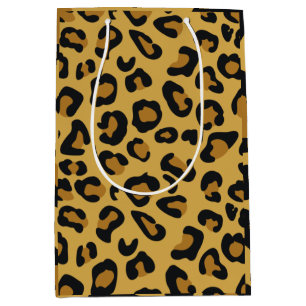 Bolsa De Regalo Mediana Patrón de color del tigre Lover animal