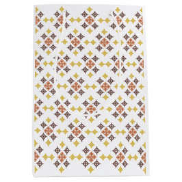 Bolsa De Regalo Mediana Patrón de cruz mosaico