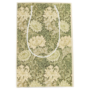 Bolsa De Regalo Mediana Patrón de flores de crisantemo (por William Morris