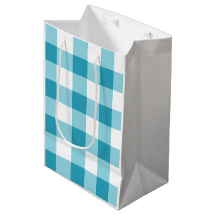 Bolsa De Regalo Mediana Patrón de Gingham