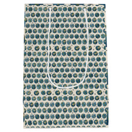 Bolsa De Regalo Mediana Patrón de la Tierra