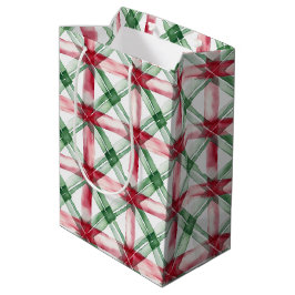 Bolsa De Regalo Mediana Patrón de navidades
