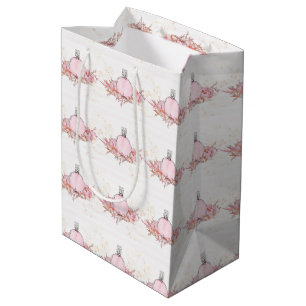 Bolsa De Regalo Mediana Patrón de Perfumes florales