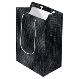 Bolsa De Regalo Mediana Patrón de placa metalizado 02