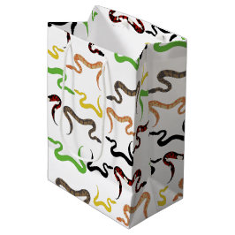 Bolsa De Regalo Mediana Patrón de reptil Python de serpientes coloridas