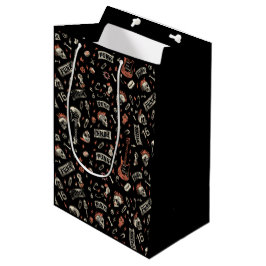 Bolsa De Regalo Mediana Patrón de rock de punk - Negrita y rebelde