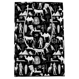 Bolsa De Regalo Mediana Patrón de símbolos jeroglífico de Egipto antiguo