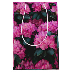 Bolsa De Regalo Mediana Patrón de superficie floral-Fashion Decorativo abs