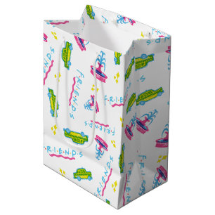 Bolsa De Regalo Mediana Patrón de Taxi y Fuente de Agua de FRIENDS™