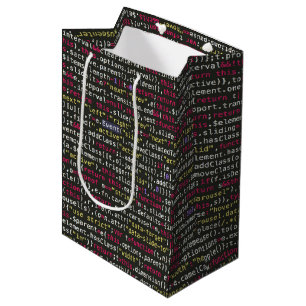 Bolsa De Regalo Mediana Patrón de terminal del desarrollador