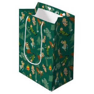 Bolsa De Regalo Mediana Patrón del campamento del parque de Yogi Bear and