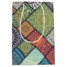 Patrón diagonal colorido