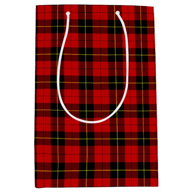 Bolsa De Regalo Mediana Patrón escocés de clan Wallace Tartán (Anverso)