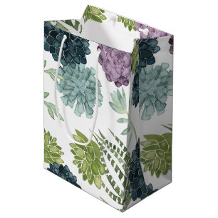 Bolsa De Regalo Mediana Patrón exitoso de la colección de la felicidad de