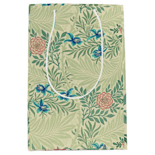 Bolsa De Regalo Mediana Patrón famoso de Larkspur de William Morris