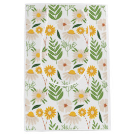 Bolsa De Regalo Mediana Patrón floral