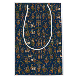 Bolsa De Regalo Mediana Patrón Krishna