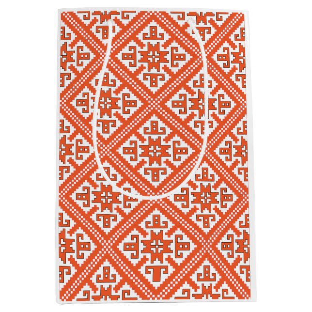 Bolsa De Regalo Mediana Patrón letón (Anverso)