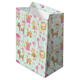 Bolsa De Regalo Mediana Patrón lindo con animales y juguetes sensacionales