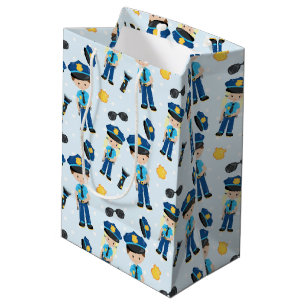 Bolsa De Regalo Mediana Patrón policial