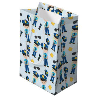 Bolsa De Regalo Mediana Patrón policial