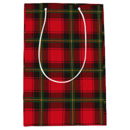 Bolsa De Regalo Mediana Patrón rojo y verde