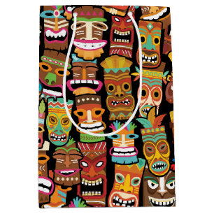Bolsa De Regalo Mediana Patrón Tiki